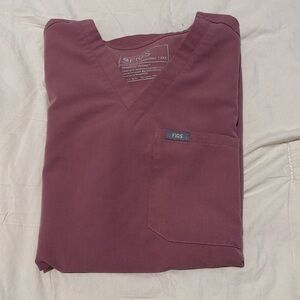 FIGS Scrubs Zamora Mauve Rose Pink Cargo Jogger Set Technical Collection XXS/T